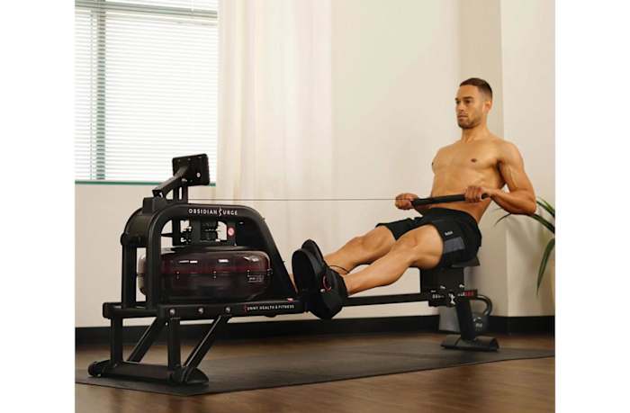 Sunny Health _ Fitness Obsidian Surge Water Rowing Machine_Source Sunny Health _ Fitness