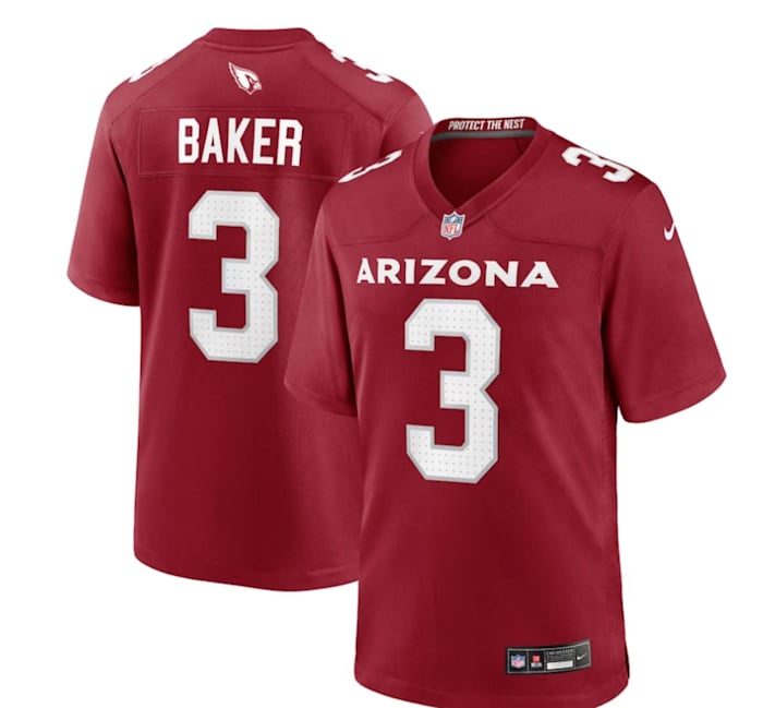 Budda Baker Arizona Cardinals Nike Game Player Jersey - $129.99