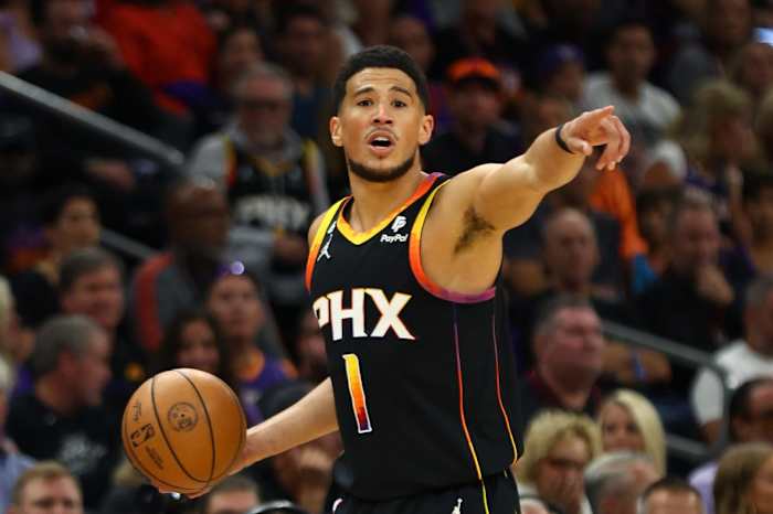 Devin Booker may transform into a ball handling point guard coming into the 2023-24 NBA season. 
