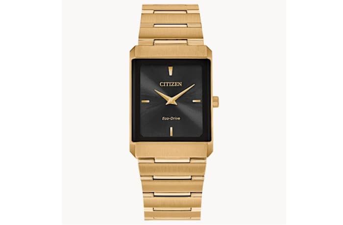 Stiletto Black Dial Gold Citizen Watch