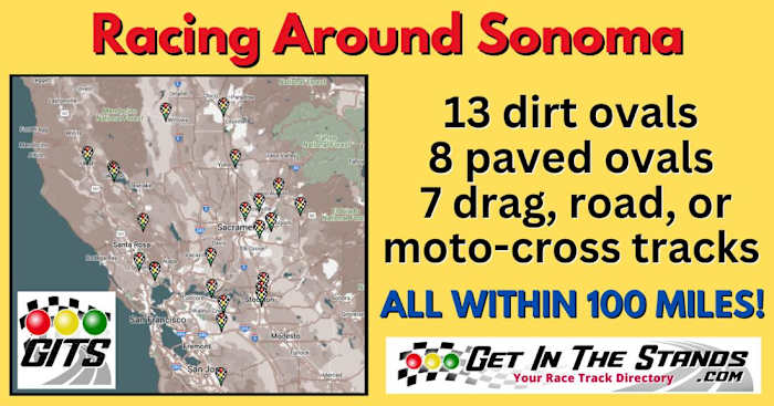 Racing Around Sonoma graphic