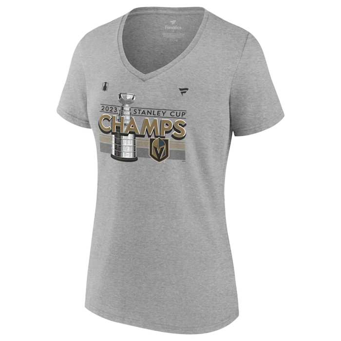 Women's Vegas Golden Knights 2023 Stanley Cup Champions Locker Room V-Neck T-Shirt - $39.99