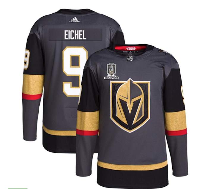 Jack Eichel Vegas Golden Knights Adidas 2023 Stanley Cup Champions Authentic Alternate Player Jersey - $259.99