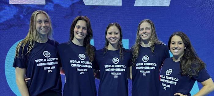 Virginia swimmers Gretchen Walsh, Alex Walsh, Kate Douglass, and Maxine Parker and UVA associate head coach Blaire Bachman will represent Team USA at the 2023 World Aquatics Championships.