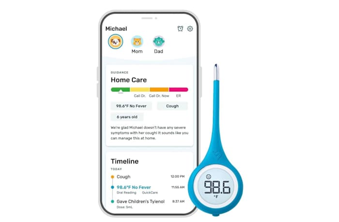 Kinsa QuickCare Smart Digital Thermometer