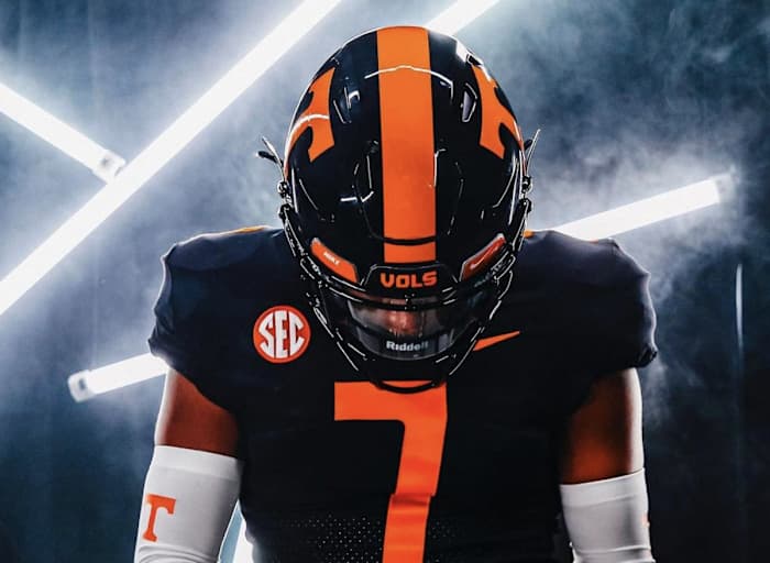 2024 WR Amari Jefferson during his official visit to Tennessee on June 23