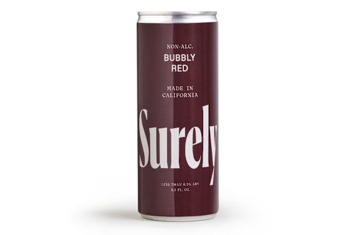 Surely Non Alcoholic Bubbly Red