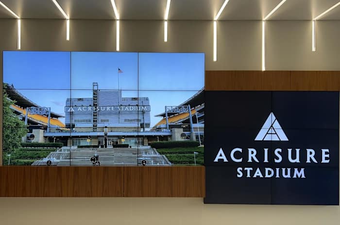 Front of Acrisure Stadium.