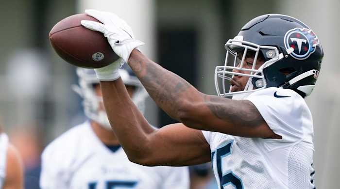 Tennessee Titans wide receiver Treylon Burks