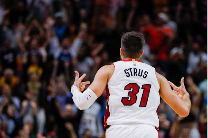 G Max Strus can be a lethal shooter for Durant and Booker as an option behind the arc. 