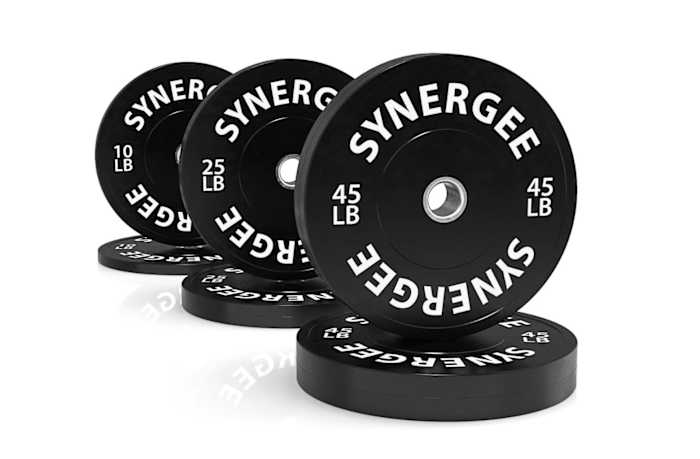 synergee black bumper plates
