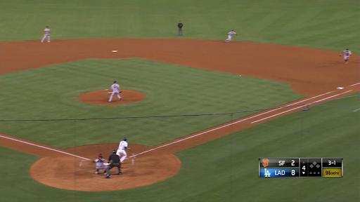 Corey Seager hits a single on Sept. 21, 2016