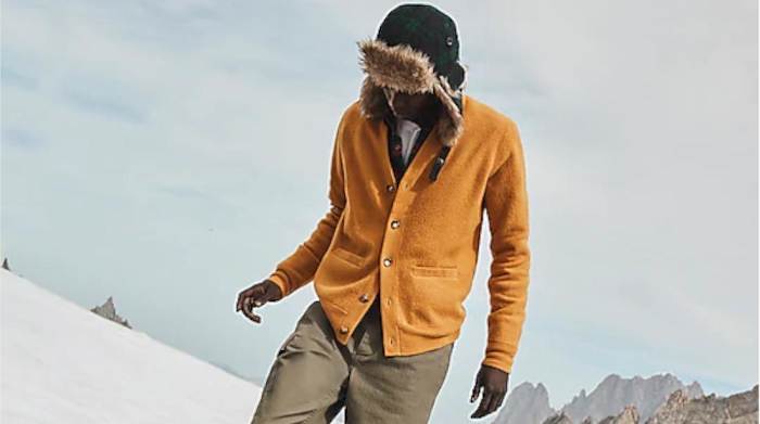 J Crew clothing hero