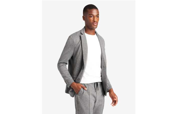 Knit tailored jacket and pants