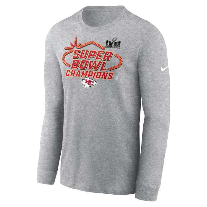 Kansas City Chiefs Locker Room SBLVIII Champions Long Sleeve Tee