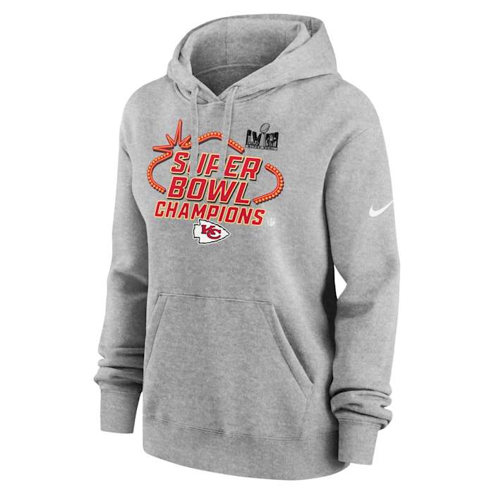 Kansas City Chiefs Locker Room SBLVIII Champions Women's Hoodie