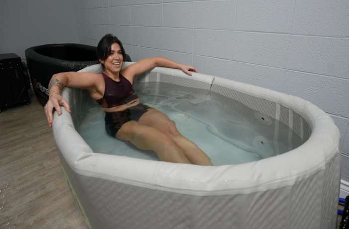 Woman in Redwood Outdoors Yukon