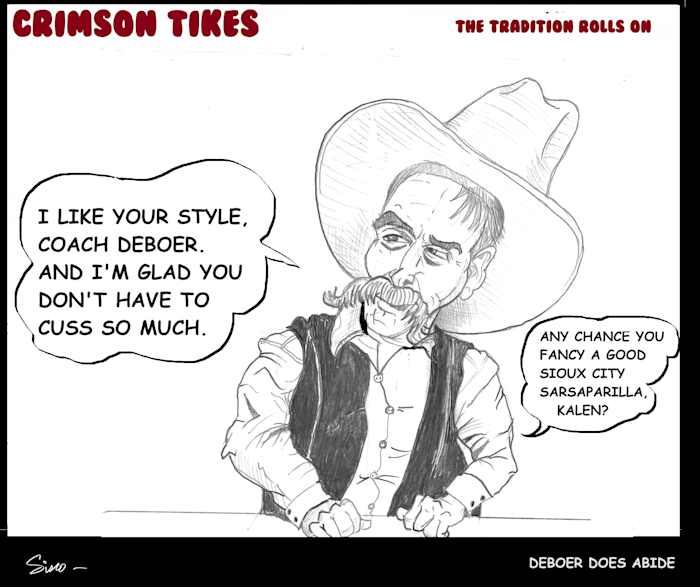 Crimson Tikes: Deboer Does Abide