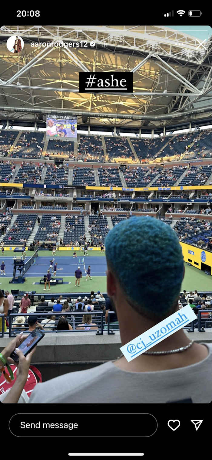 Aaron Rodgers's Instagram Story