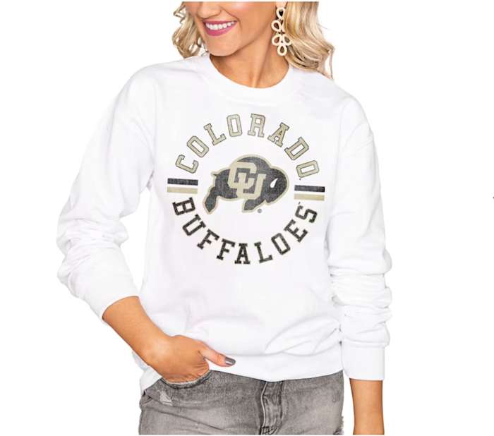 Colorado Buffaloes Women's Vintage Days Perfect Pullover Sweatshirt - $49.99