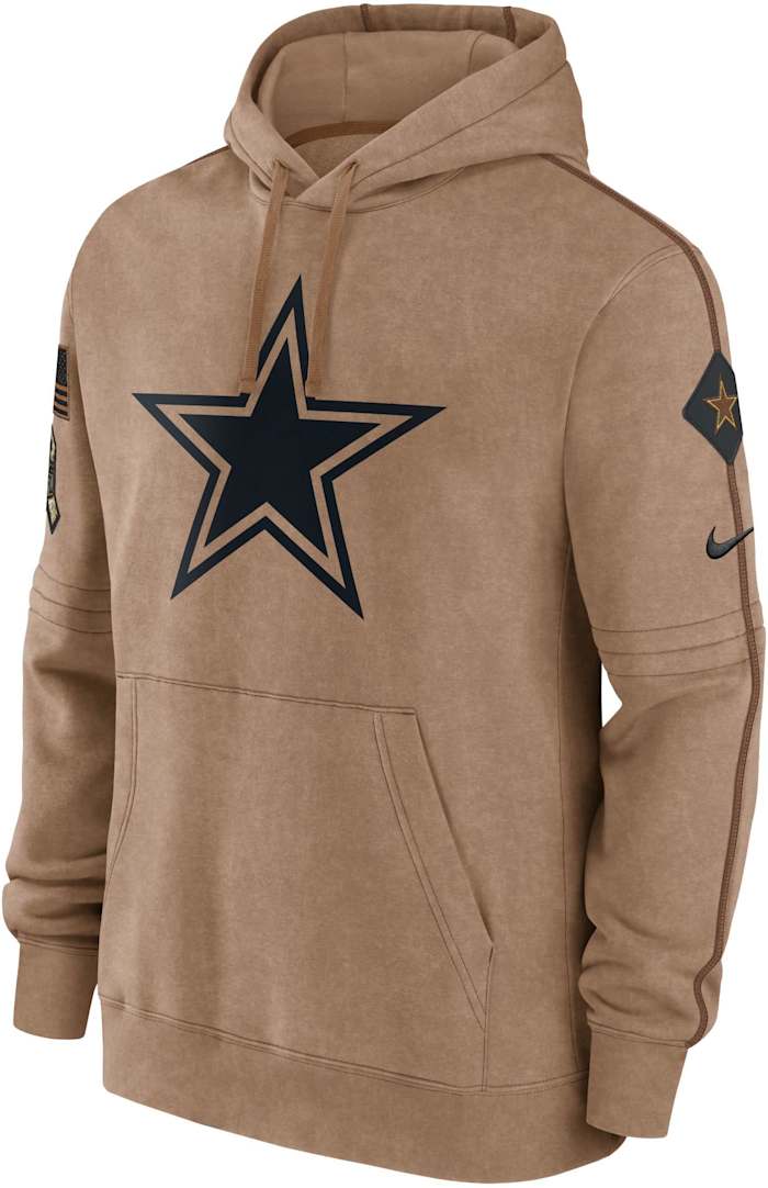 Dallas Cowboys Nike 2023 Salute To Service Club Pullover Hoodie