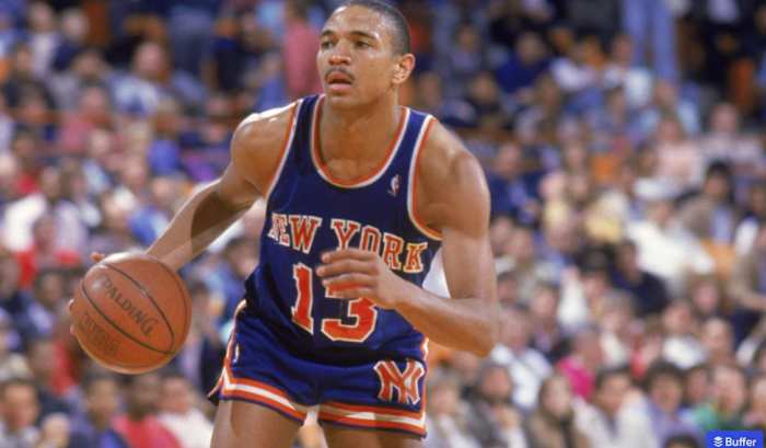 Jackson played parts of seven season with the Knicks