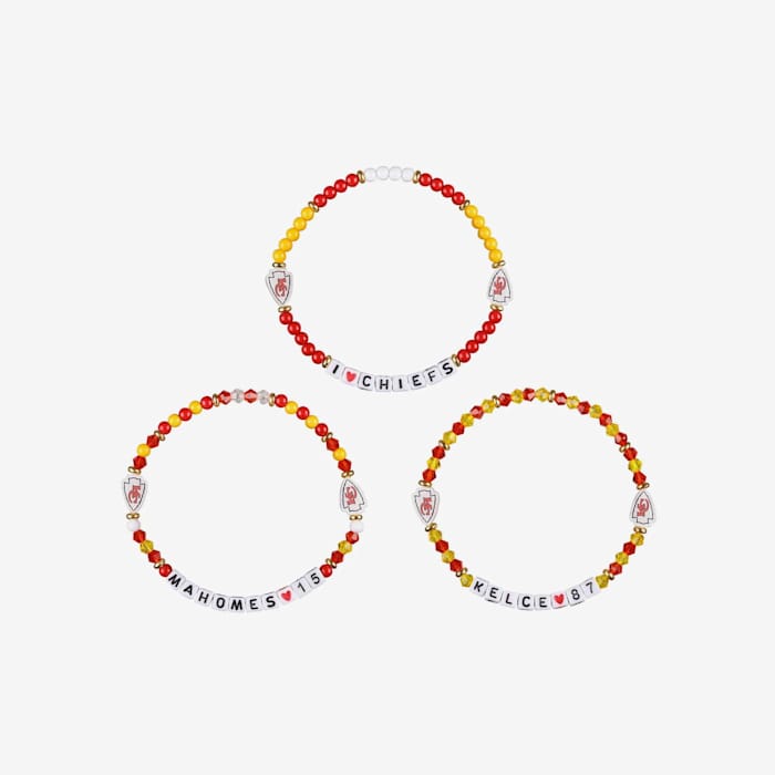 Travis Kelce Kansas City Chiefs 3 Pack Player Friendship Bracelet - $20