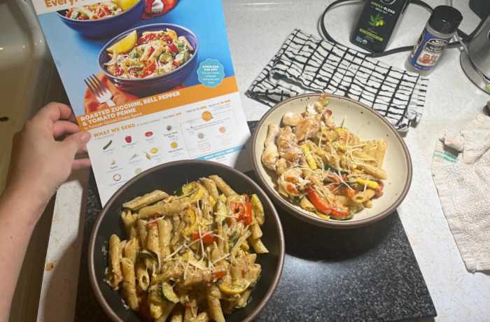 The meals looked (and tasted) surprisingly delicious! 