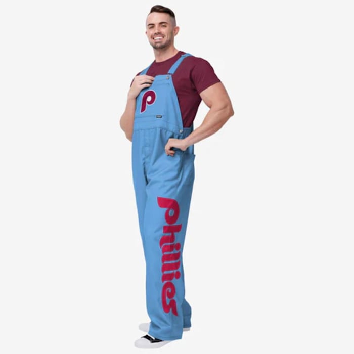 Philadelphia Phillies Mens Big Logo Bib Overalls - $78.00