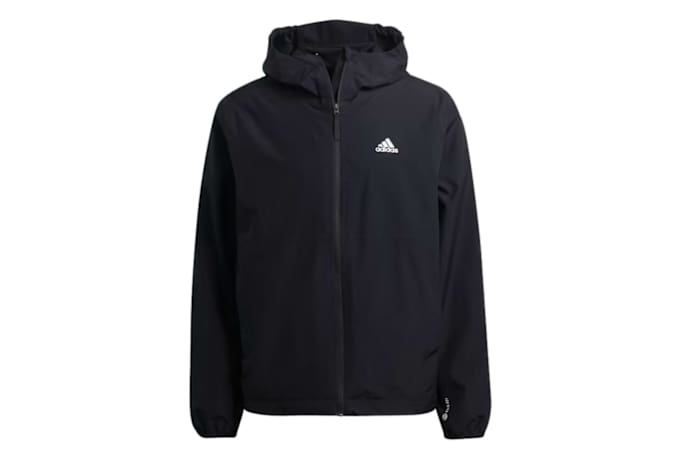 adidas essentials rain jacket in black