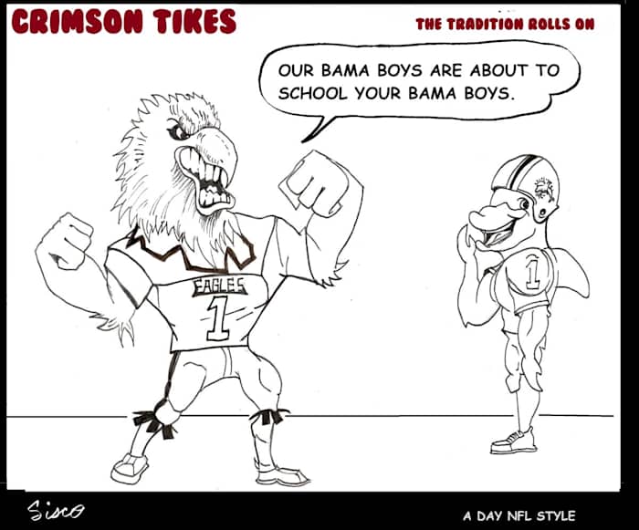 Crimson Tikes: A-Day NFL Style