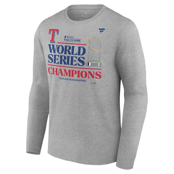 Texas Rangers 2023 World Series Champions Locker Room Long Sleeve