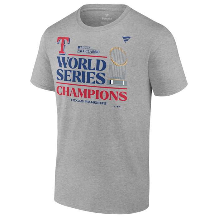 Texas Rangers 2023 World Series Champions Locker Room Short Sleeve Tee