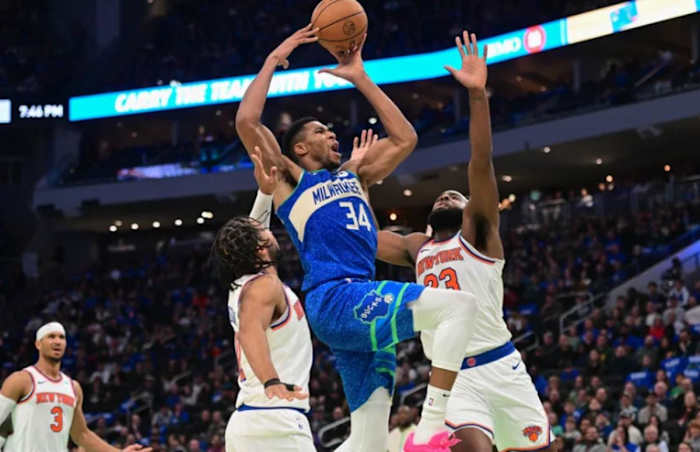 The Knicks faced Giannis Antetokounmpo and the Bucks on Nov. 3