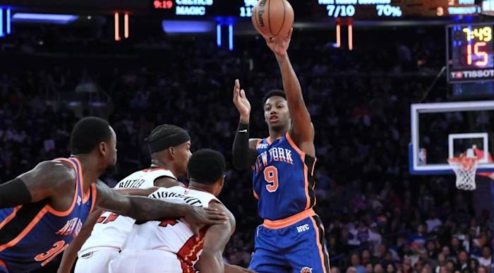 RJ Barrett has struggled to regain his spark from the start of the season