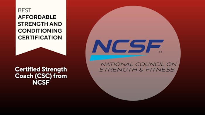 Best Affordable_ NCSF, NCSF logo on red background