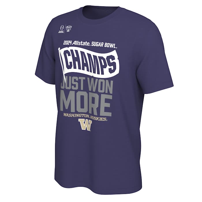 Washington Huskies 2023 Sugar Bowl Champions Locker Room Tee