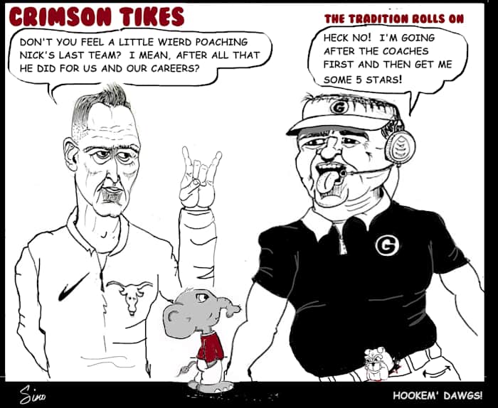 Crimson Tikes: Hook'em Dawgs