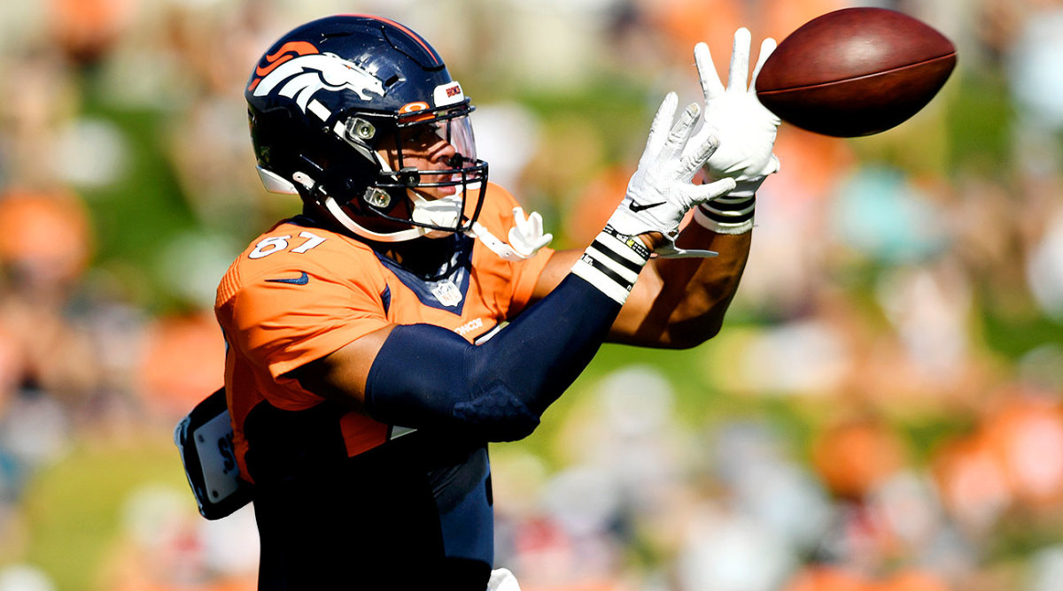 Expect to see a lot of Broncos rookie Noah Fant this season.