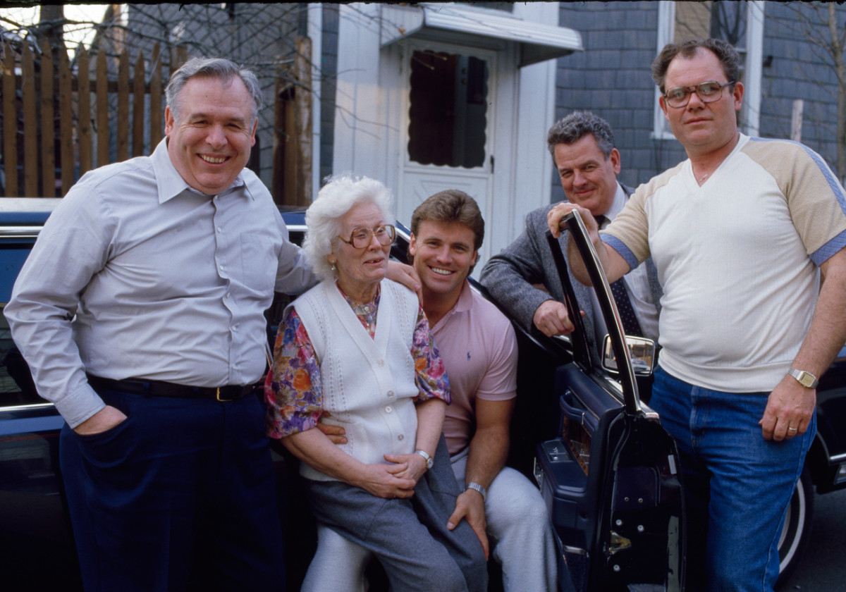 Grandma has a special place in Howie’s life, along with his uncles George, left, John, center, and the tough but fair-minded Billy.