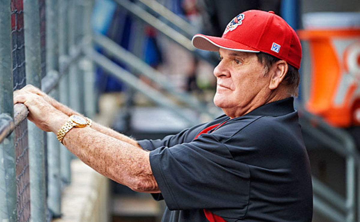 Rose, at a Frontier League game in Pennsylvania, has high hopes the commissioner will end his long exile from the majors.