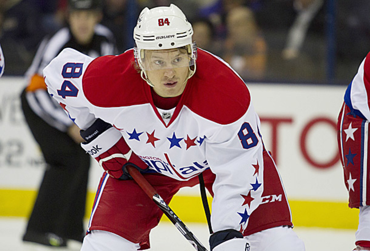 Mikhail Grabovski of the Washington Capitals