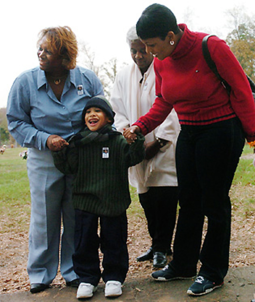 "He is fighting for his life," Saundra says of her grandson, Chancellor.