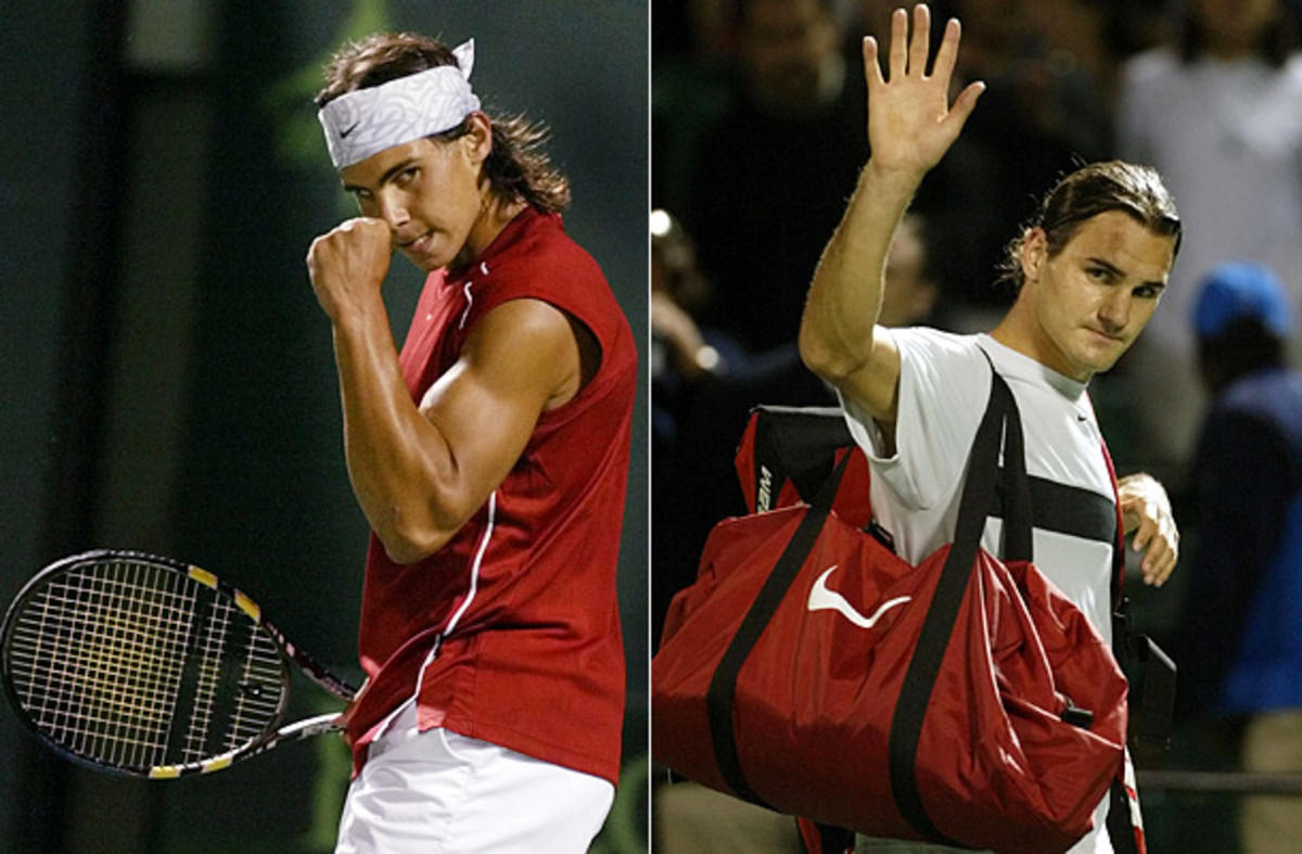 Rafael Nadal and Roger Federer