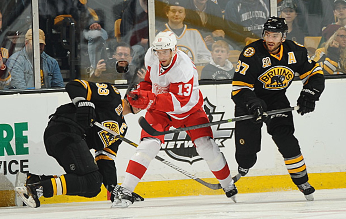 Pavel Datsyuk of the Detroit Red Wings
