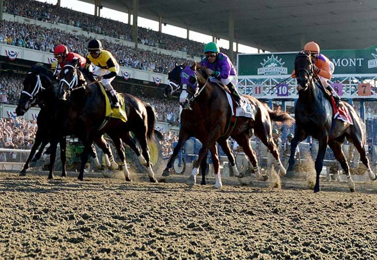 A crowd of 100,000-plus anxiously watched as California Chrome approached Triple Crown history.