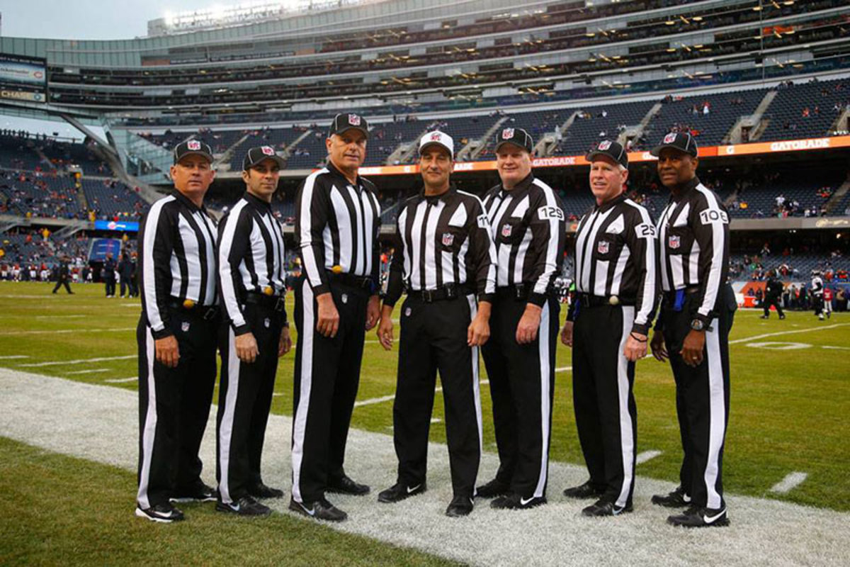 From left: Seeman, Paganelli, Weatherford, Steratore, Schuster, Waggoner, Mackie.