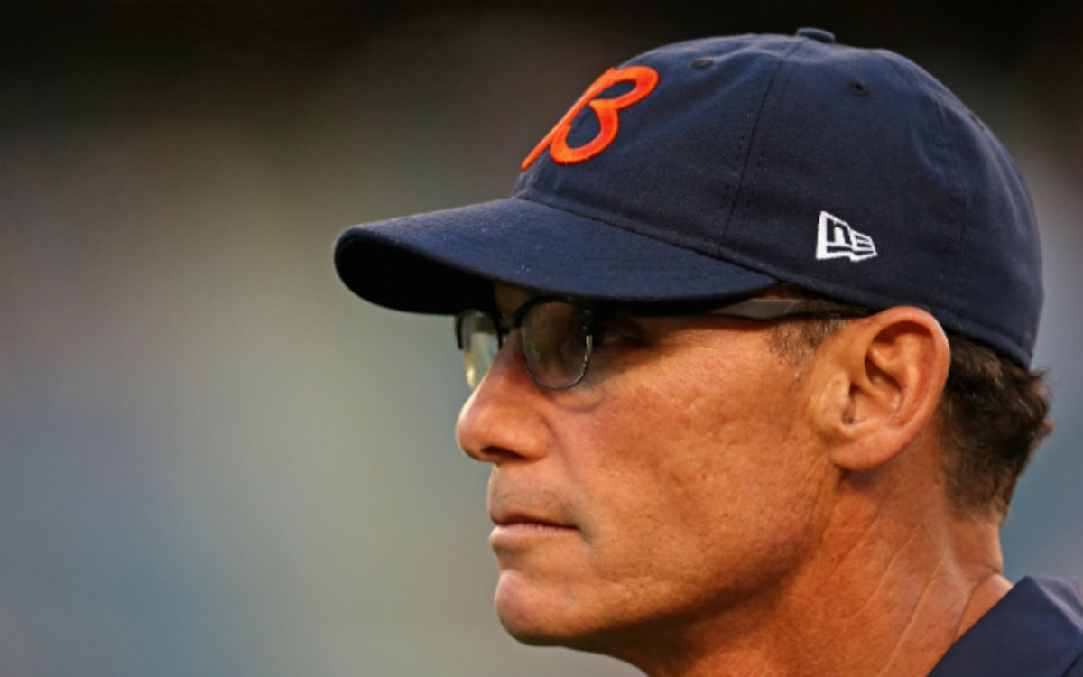 Bears tight end Martellus Bennett compared his head coach, Marc Trestman, with Willy Wonka. (Jonathan Daniel/Getty Images)