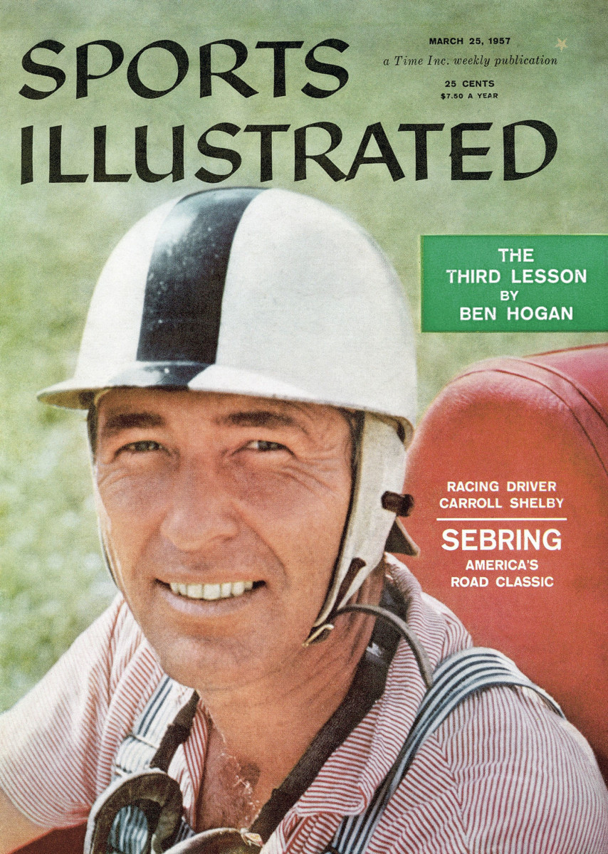 Carroll Shelby graced the cover of Sports Illustrated in 1957, when he was still racing. (Robert Halmi/SI)