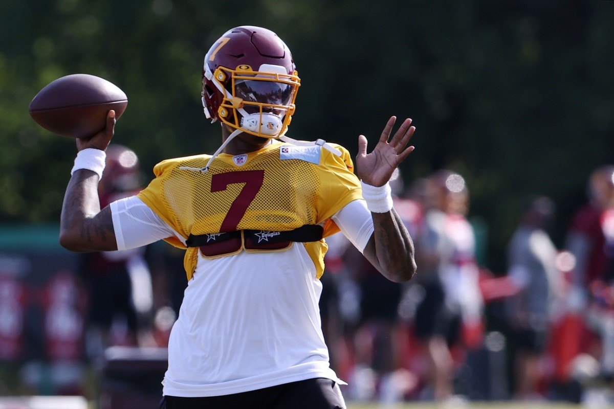 Dwayne Haskins  Practice © Geoff Burke-USA TODAY Sports
